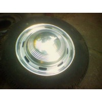 Hubcaps + Wheel trim ring set for Wartburg 311 15"