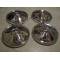 Hubcaps for Trabant P50 Year 1958, "Cloverleaf"