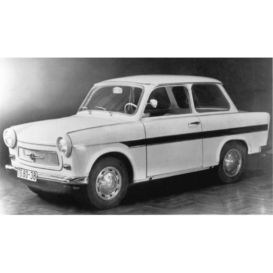 Trim strip set for Trabant P601, Side, straight ver. Double