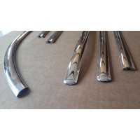 Trim strip set for Trabant P50/1 Side, curved version