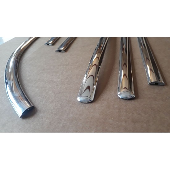 Trim strip set for Trabant P50/1 Side, curved version