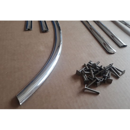 Trim strip set for Trabant P50/1 Side, curved version