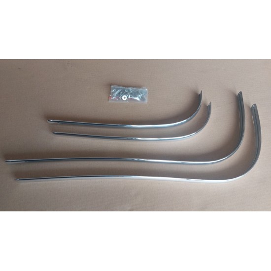 Trim strip set for Trabant P50/60 Bumpers F+R 20mm