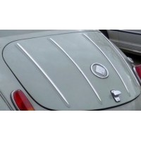 Rear strips IFA F9 for trunk lid 12mm 4pcs made of Alu