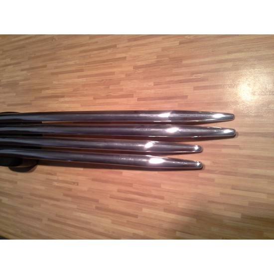 Rear strips IFA F9 for trunk lid 12mm 4pcs made of Alu