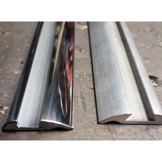 Door strips bottom W311/312 Sedan+Camping Unpolished