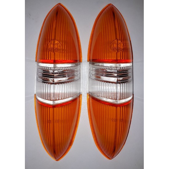 Boat taillight caps with M-Ruhla Logo Y-W-Y (until end 1962)