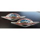 Emblem W311 colorful, enameled / Pair (F+R) without VEB
