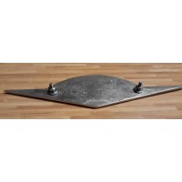 Embléma W312 / W353 Fekete/Fehér, lapos, Aluból, zománcozott