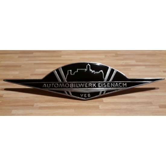 Emblem W312 / W353 Black, flat, made of Alu, enameled
