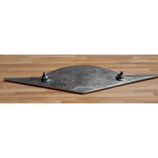 Emblem W312 / W353 Black, flat, made of Alu, enameled