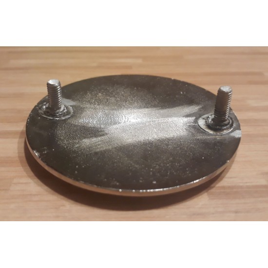 Emblem EMW 60mm made of Alu, with EMW inscription