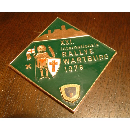Badge Wartburg 353 Rally 1978 Eisenach ADMV