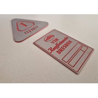 Quality mark Badge KWD for Wartburg 311 312 313