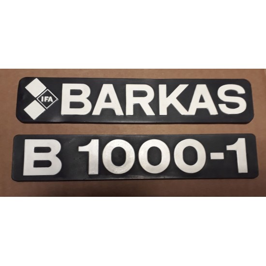 BARKAS + B1000-1 lettering for 4-Stroke