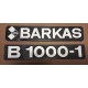 BARKAS + B1000-1 lettering for 4-Stroke