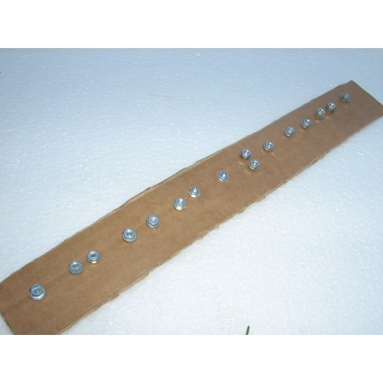 Letter set WARTBURG for the hood, Chrome