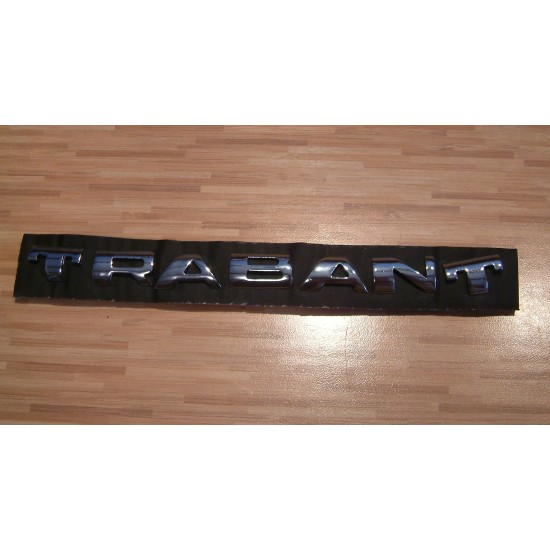 Letter set TRABANT, Chrome