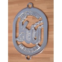 Badge MEKAWE MEERANE chromed