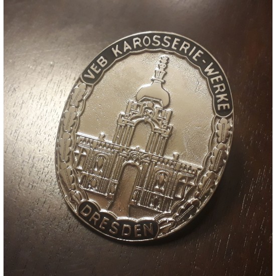 Badge KWD "Gläser" for IFA F9 / W311 Convertible until 1958