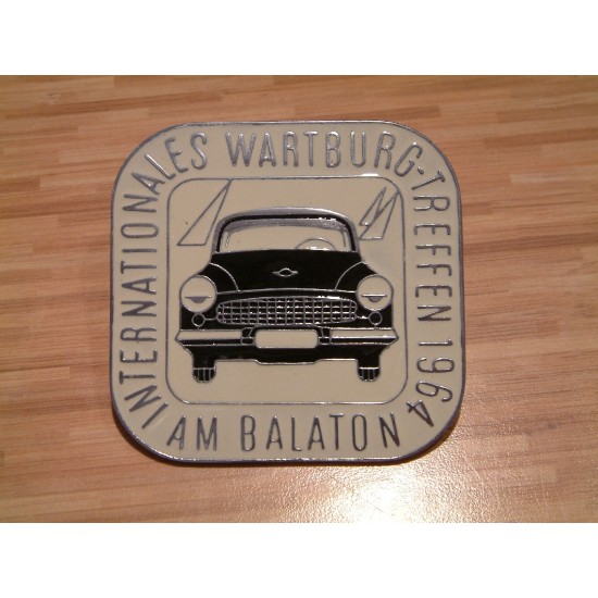 Badge Wartburg Meeting at Balaton 1964
