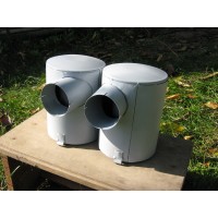 Wartburg 313 Air filter housings (2pcs, R+L), without filter cap