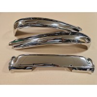 Bumper Set W311/312 FRONT 3-Piece, Stainless Steel