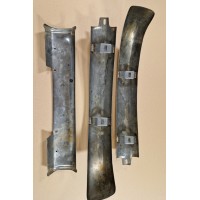 Bumper Set W311/312 FRONT 3-Piece, Stainless Steel